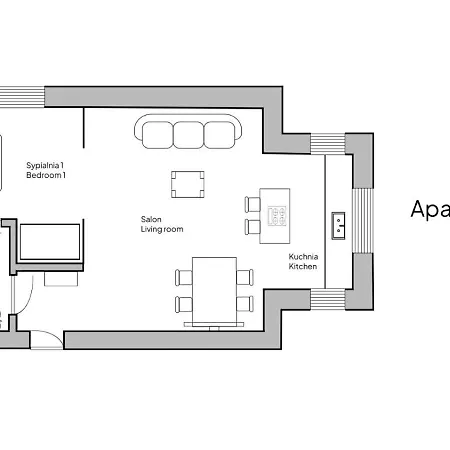 Sanhaus - Retro - Przy Plazy Z Parkingiem Apartment